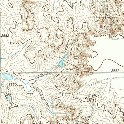 United States Geological Survey Horseshoe Hill, TX-OK (1973, 24000-Scale) digital map