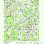 United States Geological Survey Horseshoe Lake, AR-MS-TN (1954, 62500-Scale) digital map