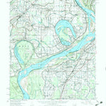 United States Geological Survey Horseshoe Lake, AR-MS-TN (1960, 62500-Scale) digital map