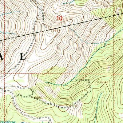 United States Geological Survey Horseshoe Lake, ID (1994, 24000-Scale) digital map