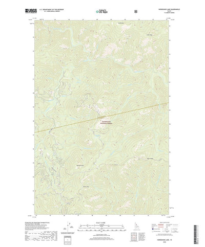 United States Geological Survey Horseshoe Lake, ID (2020, 24000-Scale) digital map