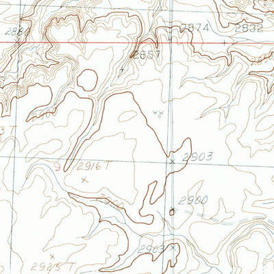United States Geological Survey Horseshoe Lake, MT (1984, 24000-Scale) digital map