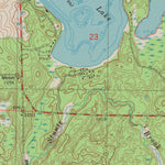 United States Geological Survey Horseshoe Lake, WI (1982, 24000-Scale) digital map