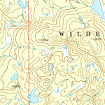 United States Geological Survey Horseshoe Lake, WY (1968, 24000-Scale) digital map