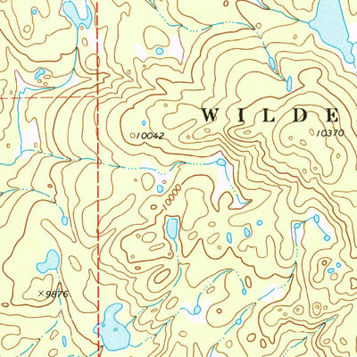 United States Geological Survey Horseshoe Lake, WY (1968, 24000-Scale) digital map
