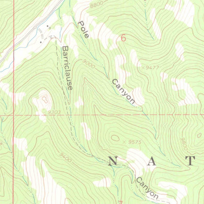 United States Geological Survey Horseshoe Mountain, CO (1967, 24000-Scale) digital map