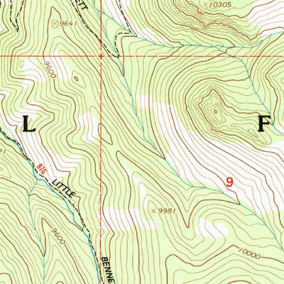 United States Geological Survey Horseshoe Mountain, CO (2001, 24000-Scale) digital map