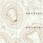 United States Geological Survey Horseshoe Mountains, TX (1983, 24000-Scale) digital map