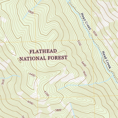 United States Geological Survey Horseshoe Peak, MT (2020, 24000-Scale) digital map