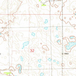 United States Geological Survey Horseshoe Valley, ND (1981, 24000-Scale) digital map