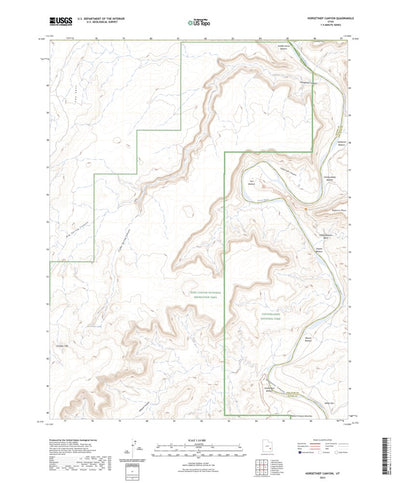 United States Geological Survey Horsethief Canyon, UT (2023, 24000-Scale) digital map
