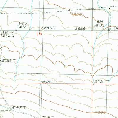 United States Geological Survey Horsethief Coulee East, MT (1985, 24000-Scale) digital map