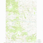 United States Geological Survey Horsethief Coulee West, MT (1985, 24000-Scale) digital map