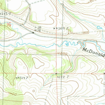United States Geological Survey Horsethief Coulee West, MT (1985, 24000-Scale) digital map