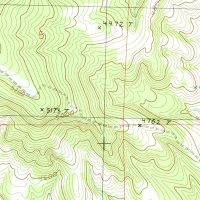 United States Geological Survey Horsethief Coulee West, MT (1985, 24000-Scale) digital map