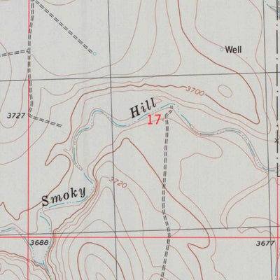 United States Geological Survey Horsethief Draw NE, KS (1979, 24000-Scale) digital map