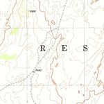 United States Geological Survey Horsethief Mesa, AZ (1981, 24000-Scale) digital map