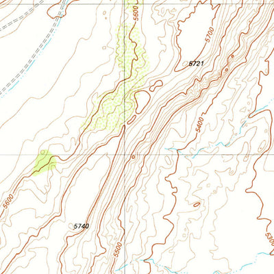 United States Geological Survey Horsethief Mesa, AZ (1981, 24000-Scale) digital map