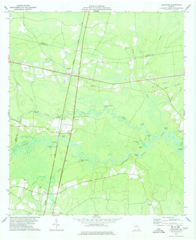 United States Geological Survey Hortense, GA (1978, 24000-Scale) digital map