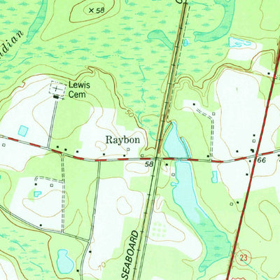 United States Geological Survey Hortense, GA (1978, 24000-Scale) digital map