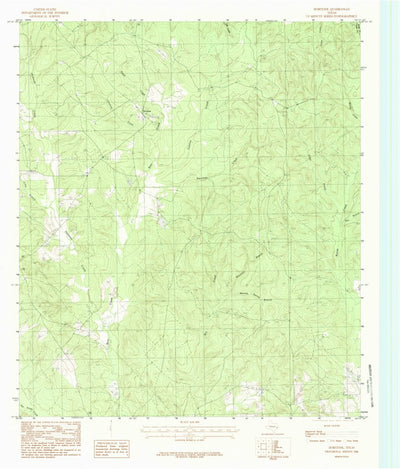 United States Geological Survey Hortense, TX (1984, 24000-Scale) digital map
