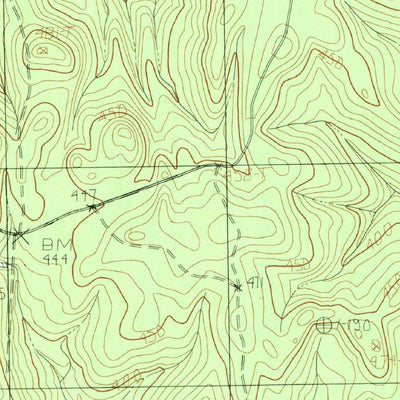 United States Geological Survey Hortense, TX (1984, 24000-Scale) digital map