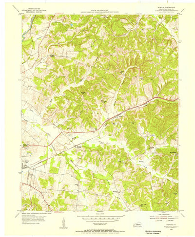 United States Geological Survey Horton, KY (1954, 24000-Scale) digital map
