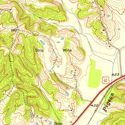 United States Geological Survey Horton, KY (1954, 24000-Scale) digital map