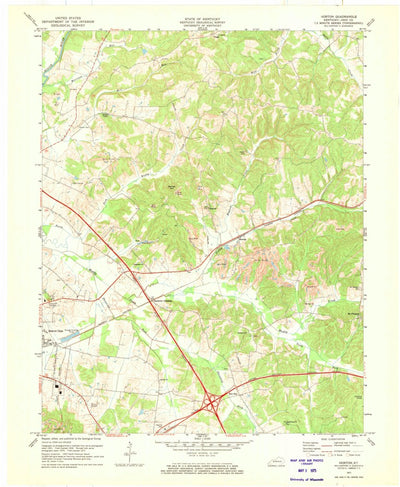 United States Geological Survey Horton, KY (1971, 24000-Scale) digital map