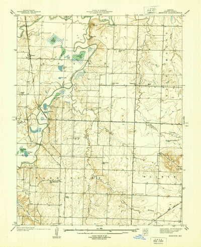 United States Geological Survey Horton, MO (1939, 24000-Scale) digital map