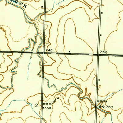 United States Geological Survey Horton, MO (1939, 24000-Scale) digital map