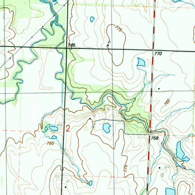 United States Geological Survey Horton, MO (1991, 24000-Scale) digital map