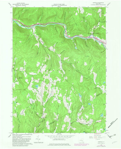 United States Geological Survey Horton, NY (1982, 24000-Scale) digital map