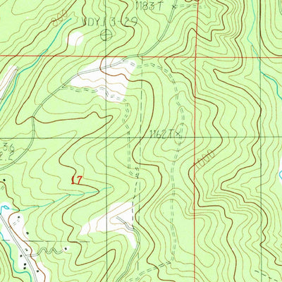 United States Geological Survey Horton, OR (1984, 24000-Scale) digital map