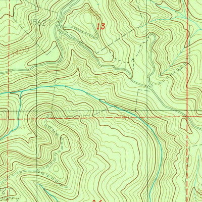 United States Geological Survey Horton, OR (1984, 24000-Scale) digital map