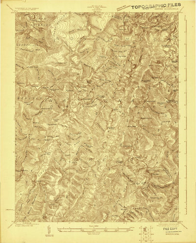 United States Geological Survey Horton, WV (1922, 48000-Scale) digital map