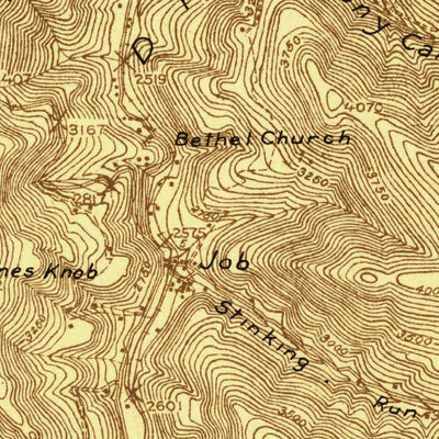 United States Geological Survey Horton, WV (1922, 48000-Scale) digital map