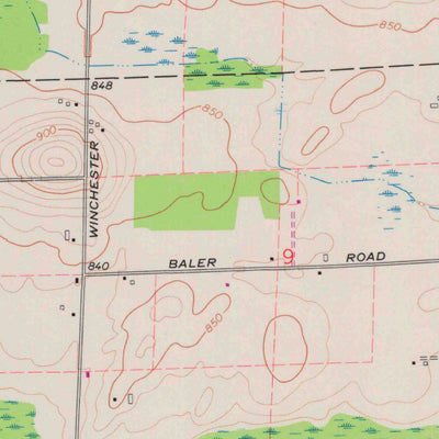 United States Geological Survey Hortonville, WI (1969, 24000-Scale) digital map