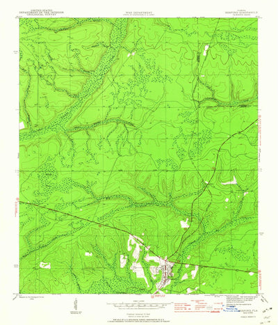 United States Geological Survey Hosford, FL (1945, 24000-Scale) digital map