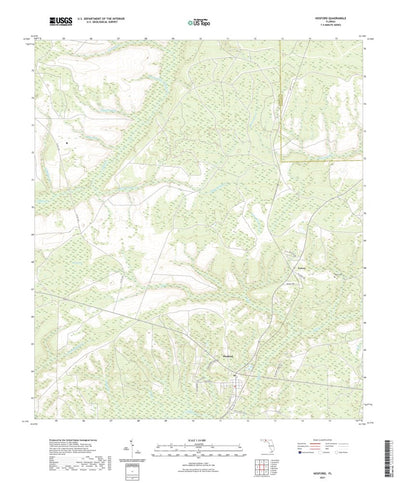 United States Geological Survey Hosford, FL (2021, 24000-Scale) digital map