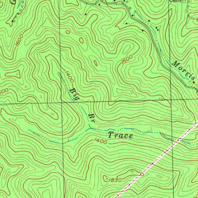 United States Geological Survey Hoskinston, KY (1980, 24000-Scale) digital map
