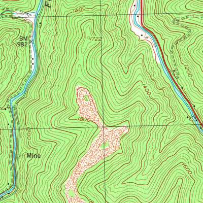 United States Geological Survey Hoskinston, KY (1980, 24000-Scale) digital map