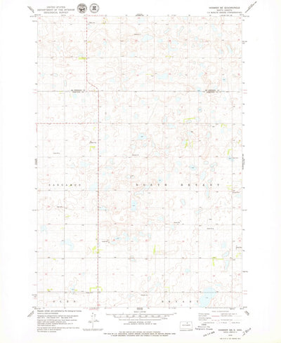 United States Geological Survey Hosmer SE, SD (1978, 24000-Scale) digital map