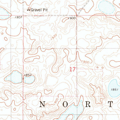 United States Geological Survey Hosmer SE, SD (1978, 24000-Scale) digital map