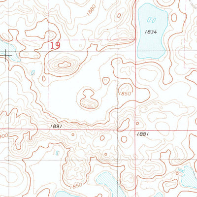 United States Geological Survey Hosmer SE, SD (1978, 24000-Scale) digital map