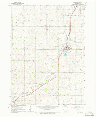 United States Geological Survey Hospers, IA (1964, 24000-Scale) digital map
