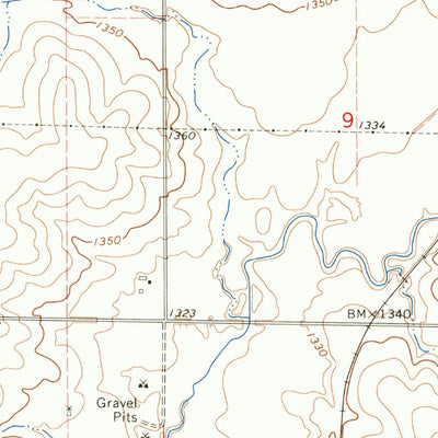 United States Geological Survey Hospers, IA (1964, 24000-Scale) digital map
