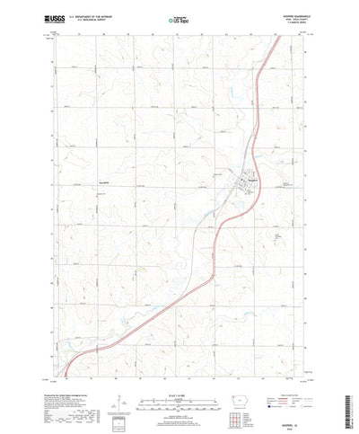 United States Geological Survey Hospers, IA (2018, 24000-Scale) digital map
