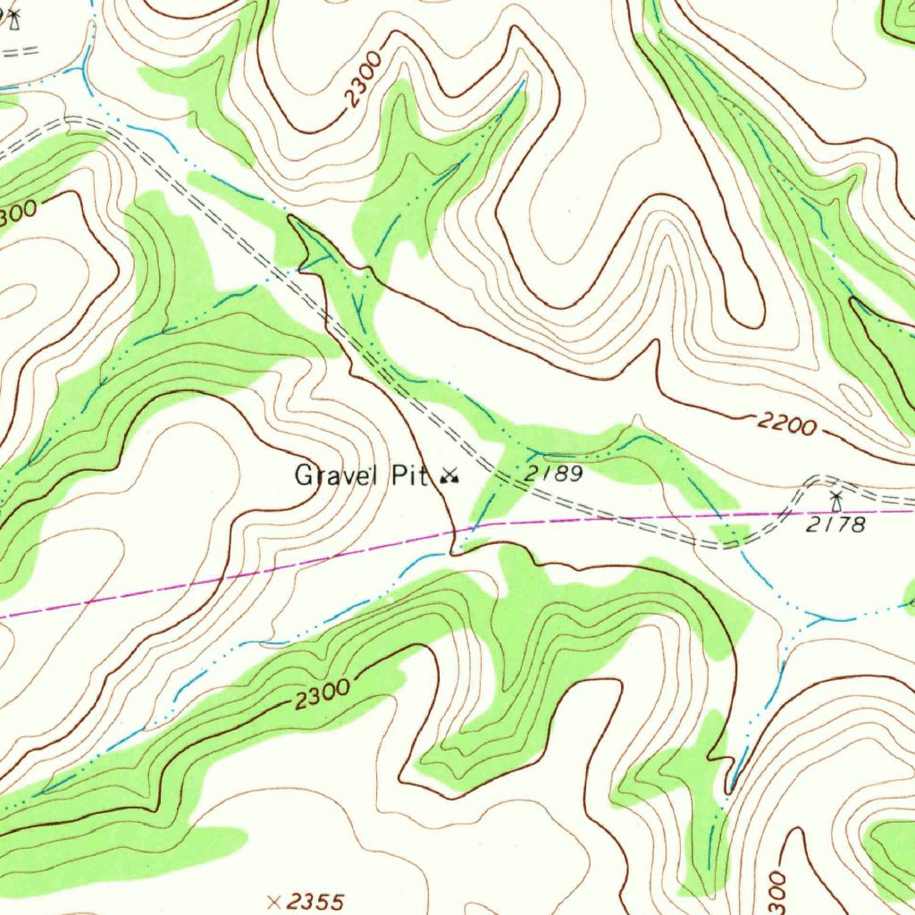 Hospital Ranch, TX (1967, 24000-Scale) Map by United States Geological ...