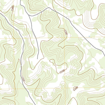 United States Geological Survey Hospital Ranch, TX (2022, 24000-Scale) digital map